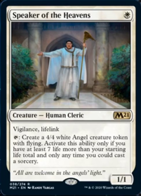 Speaker of the Heavens [Core Set 2021] | Galactic Gamez