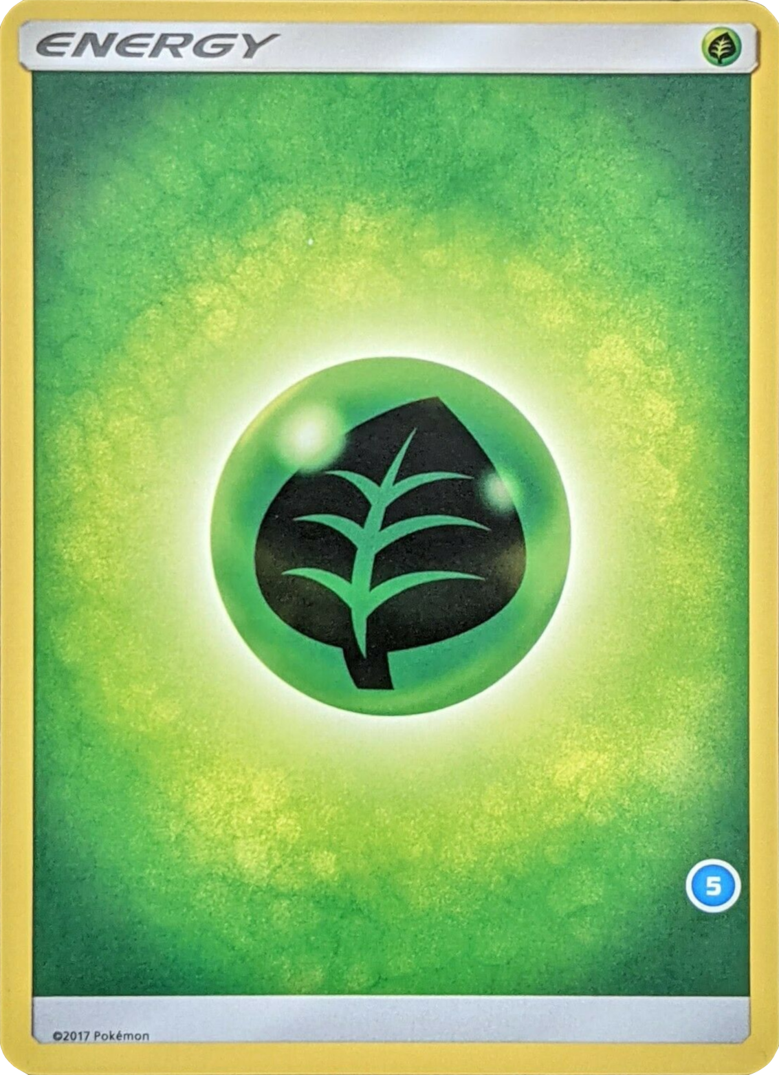 Grass Energy (Deck Exclusive #5) [Sun & Moon: Trainer Kit - Alolan Ninetales] | Galactic Gamez