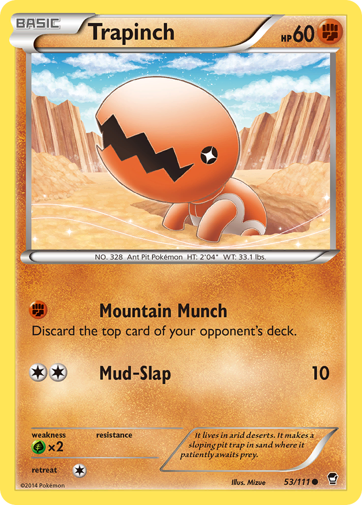 Trapinch (53/111) [XY: Furious Fists] | Galactic Gamez