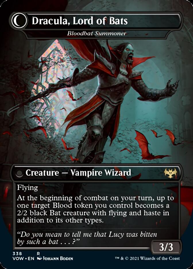 Voldaren Bloodcaster // Bloodbat Summoner - Dracula, Lord of Blood // Dracula, Lord of Bats [Innistrad: Crimson Vow] | Galactic Gamez