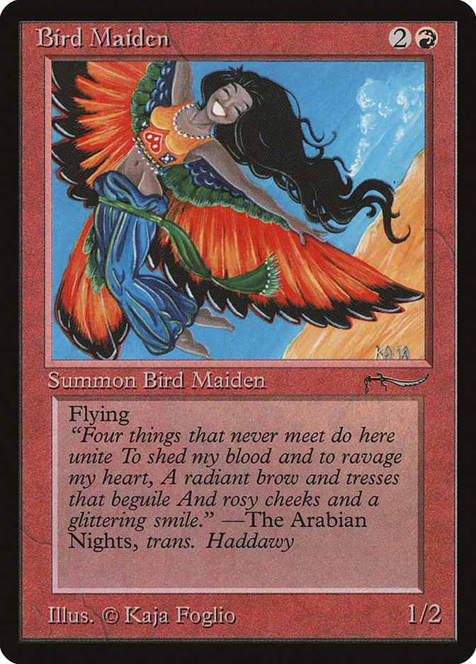 Bird Maiden (Light Mana Cost) [Arabian Nights] | Galactic Gamez
