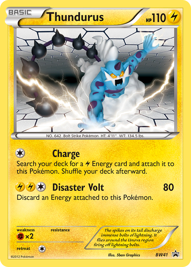 Thundurus (BW41) [Black & White: Black Star Promos] | Galactic Gamez