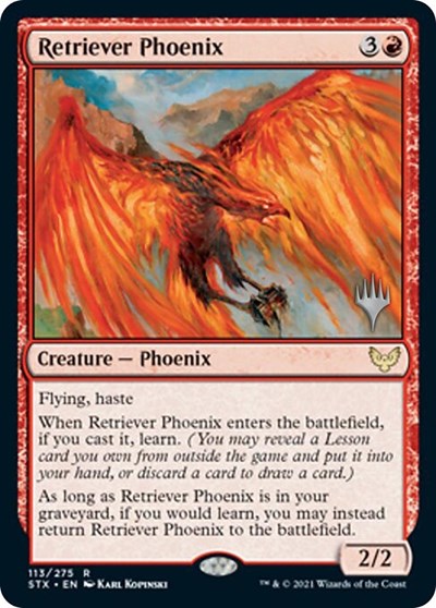 Retriever Phoenix (Promo Pack) [Strixhaven: School of Mages Promos] | Galactic Gamez
