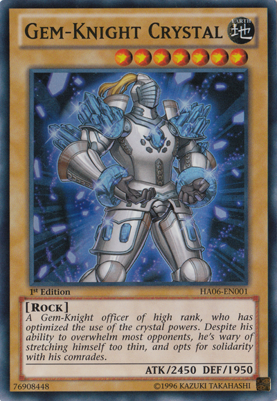 Gem-Knight Crystal [HA06-EN001] Super Rare | Galactic Gamez