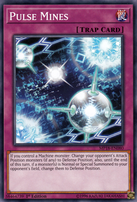 Pulse Mines [MP18-EN080] Common | Galactic Gamez