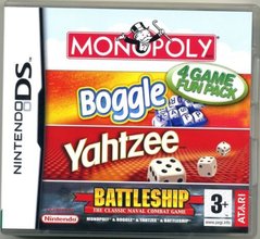 Monopoly / Boggle / Yahtzee / Battleship - Nintendo DS | Galactic Gamez