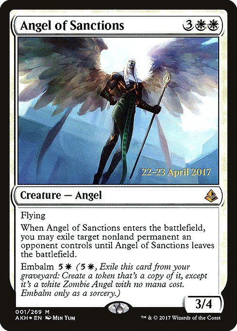 Angel of Sanctions [Amonkhet Promos] | Galactic Gamez