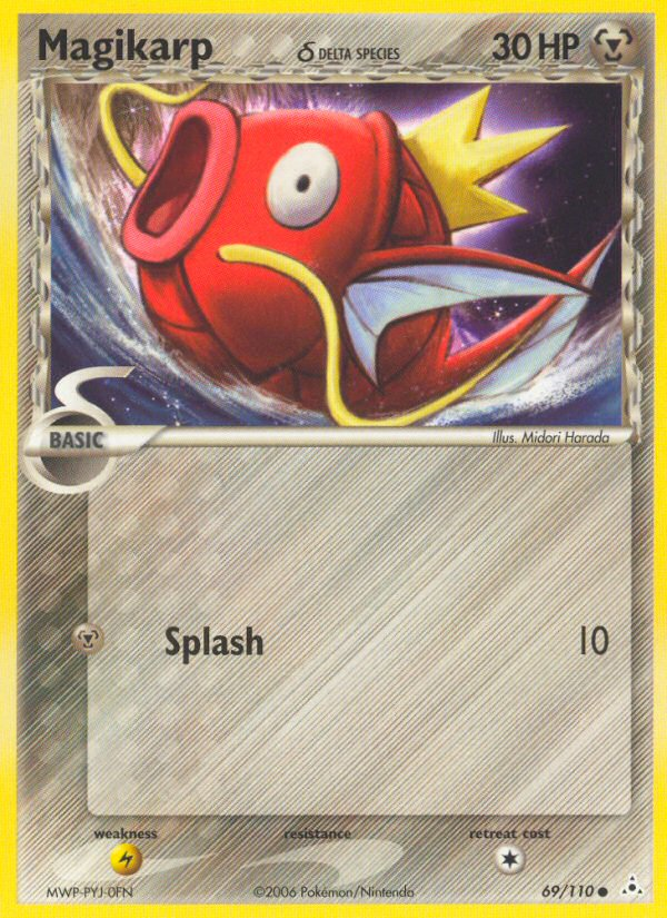 Magikarp (69/110) (Delta Species) [EX: Holon Phantoms] | Galactic Gamez