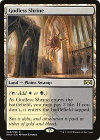 Godless Shrine [Promo Pack: Throne of Eldraine] | Galactic Gamez
