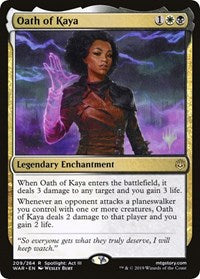 Oath of Kaya [Promo Pack: Throne of Eldraine] | Galactic Gamez