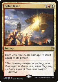 Solar Blaze [Promo Pack: Throne of Eldraine] | Galactic Gamez