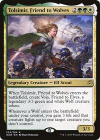 Tolsimir, Friend to Wolves [Promo Pack: Throne of Eldraine] | Galactic Gamez