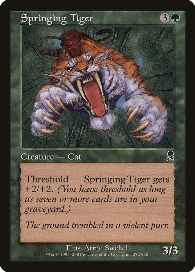 Springing Tiger [Odyssey] | Galactic Gamez