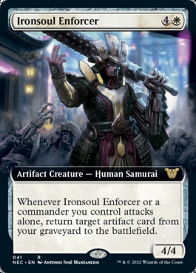 Ironsoul Enforcer (Extended) [Kamigawa: Neon Dynasty Commander] | Galactic Gamez