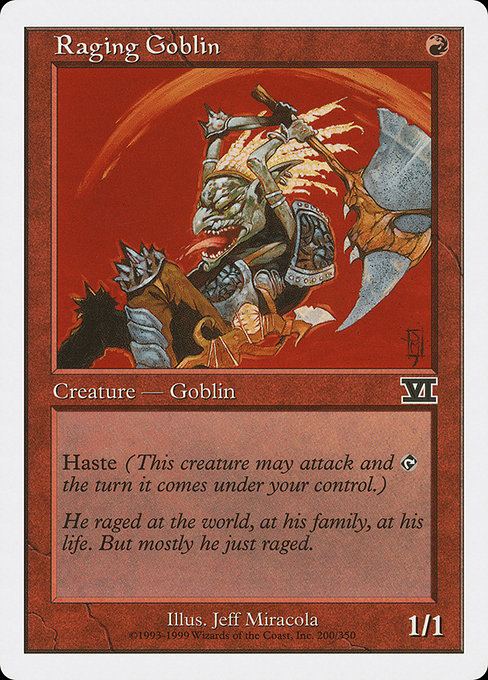 Raging Goblin [Classic Sixth Edition] | Galactic Gamez