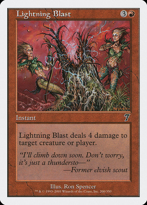 Lightning Blast [Seventh Edition] | Galactic Gamez