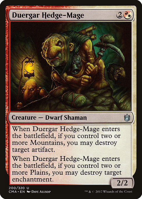 Duergar Hedge-Mage [Commander Anthology] | Galactic Gamez