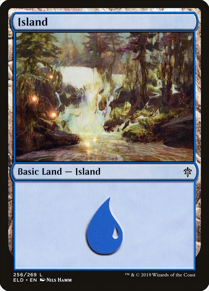 Island (256) [Throne of Eldraine] | Galactic Gamez