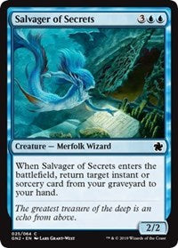 Salvager of Secrets [Magic Game Night 2019] | Galactic Gamez