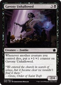 Gavony Unhallowed [Magic Game Night 2019] | Galactic Gamez