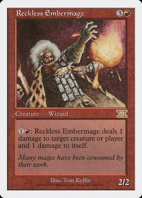 Reckless Embermage [Classic Sixth Edition] | Galactic Gamez