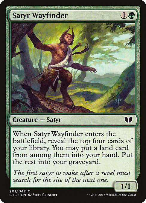 Satyr Wayfinder [Commander 2015] | Galactic Gamez
