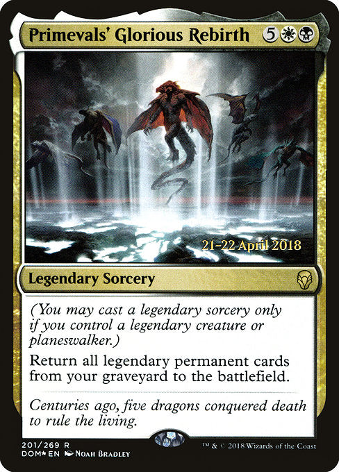 Primevals' Glorious Rebirth [Dominaria Promos] | Galactic Gamez