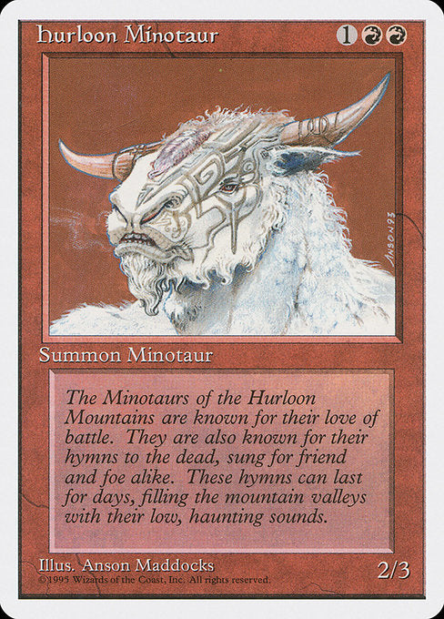 Hurloon Minotaur [Fourth Edition] | Galactic Gamez