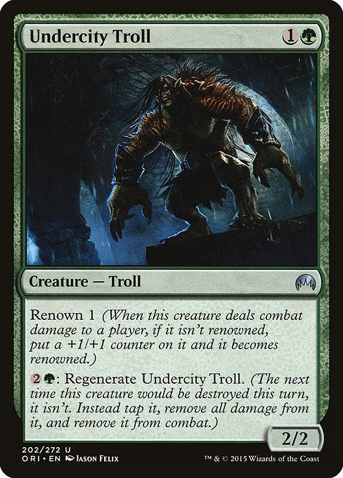 Undercity Troll [Magic Origins] | Galactic Gamez