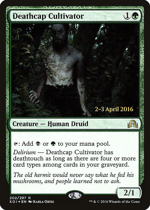 Deathcap Cultivator [Shadows over Innistrad Promos] | Galactic Gamez