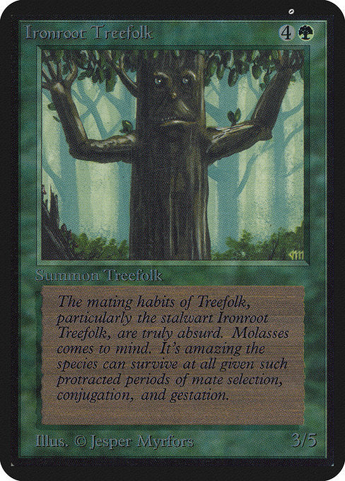 Ironroot Treefolk [Limited Edition Alpha] | Galactic Gamez