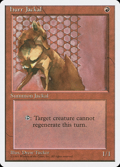 Hurr Jackal [Fourth Edition] | Galactic Gamez