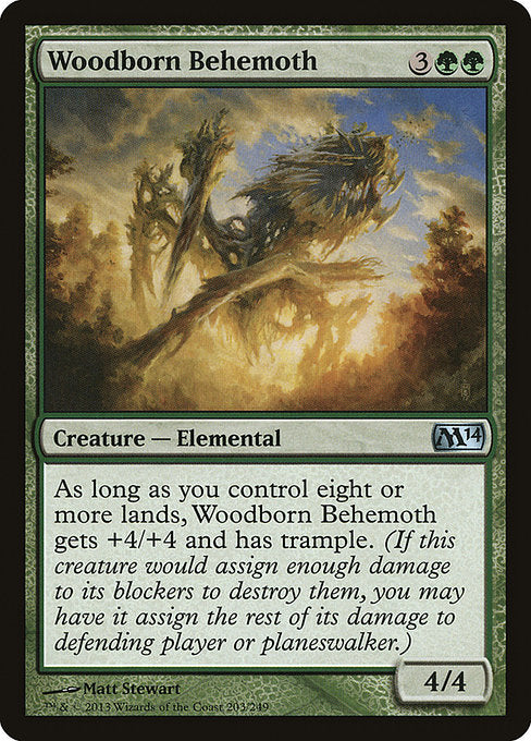 Woodborn Behemoth [Magic 2014] | Galactic Gamez