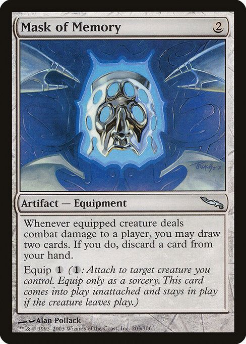 Mask of Memory [Mirrodin] | Galactic Gamez