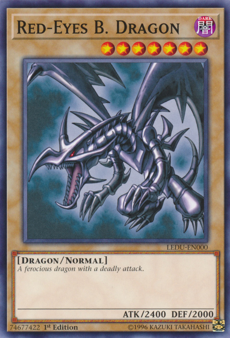 Red-Eyes B. Dragon [LEDU-EN000] Common | Galactic Gamez