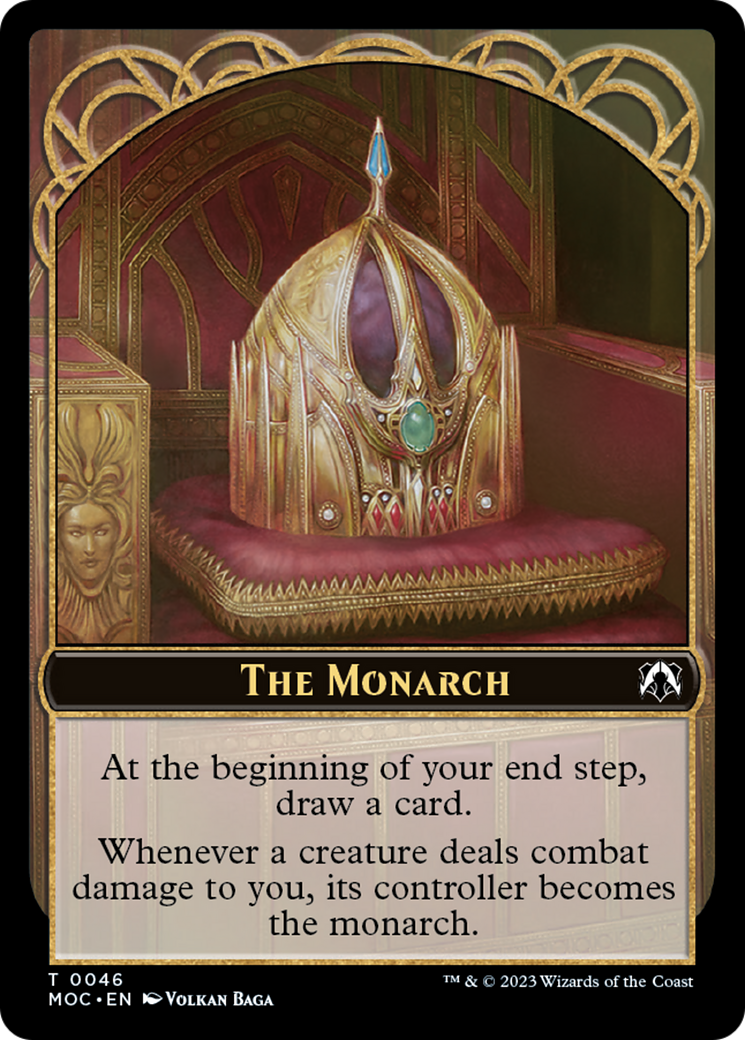 The Monarch // Shapeshifter Double-Sided Token [March of the Machine Commander Tokens] | Galactic Gamez