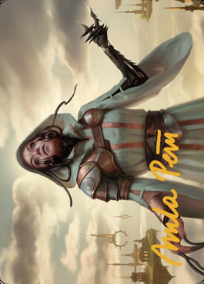 Phyrexian Missionary Art Card (Gold-Stamped Signature) [Dominaria United Art Series] | Galactic Gamez