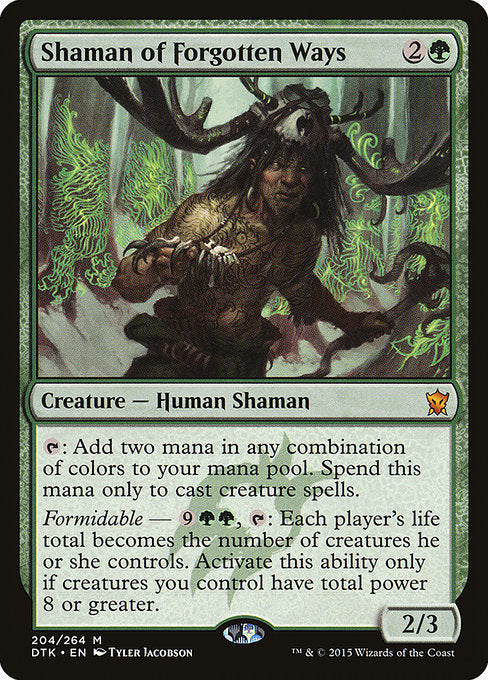 Shaman of Forgotten Ways [Dragons of Tarkir] | Galactic Gamez