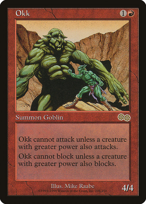 Okk [Urza's Saga] | Galactic Gamez