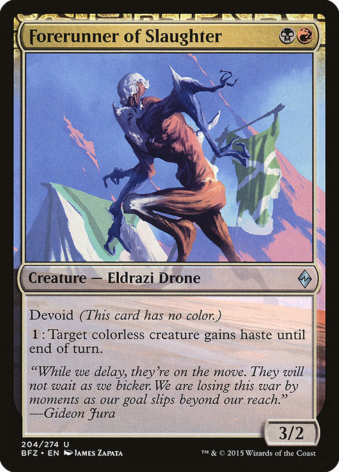 Forerunner of Slaughter [Battle for Zendikar] | Galactic Gamez