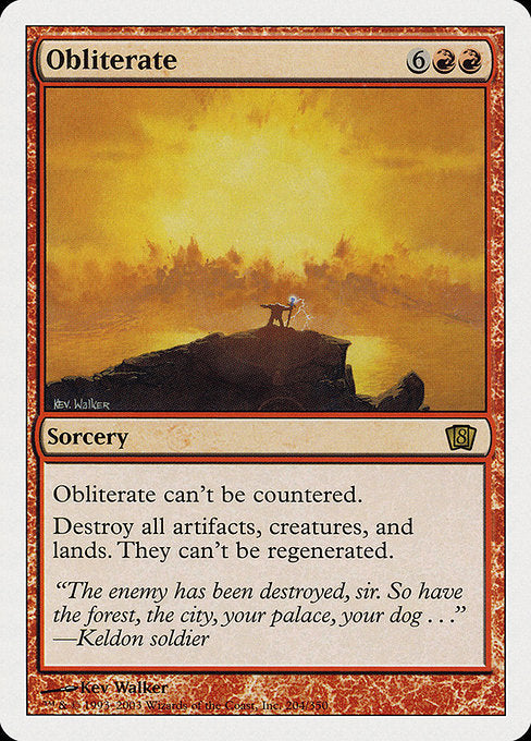 Obliterate [Eighth Edition] | Galactic Gamez