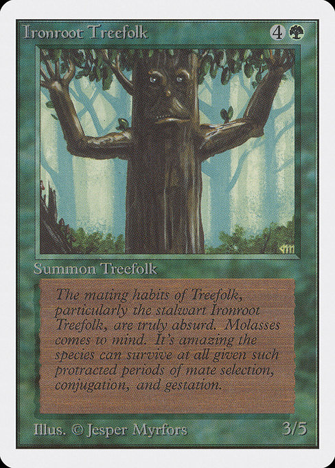 Ironroot Treefolk [Unlimited Edition] | Galactic Gamez