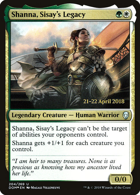 Shanna, Sisay's Legacy [Dominaria Promos] | Galactic Gamez