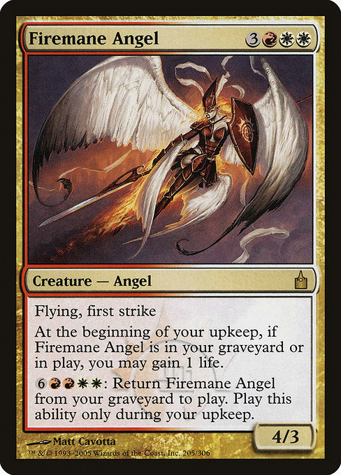 Firemane Angel [Ravnica: City of Guilds] | Galactic Gamez