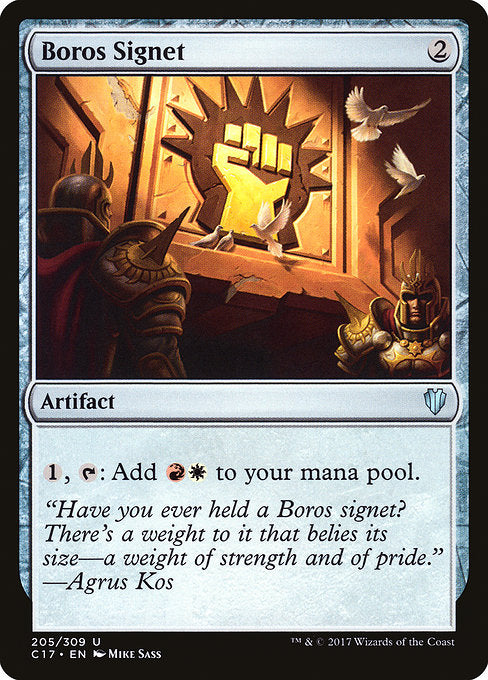 Boros Signet [Commander 2017] | Galactic Gamez