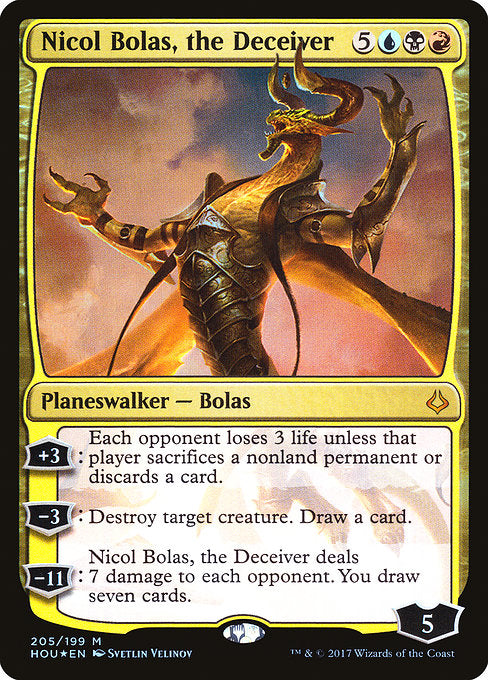 Nicol Bolas, the Deceiver [Hour of Devastation] | Galactic Gamez