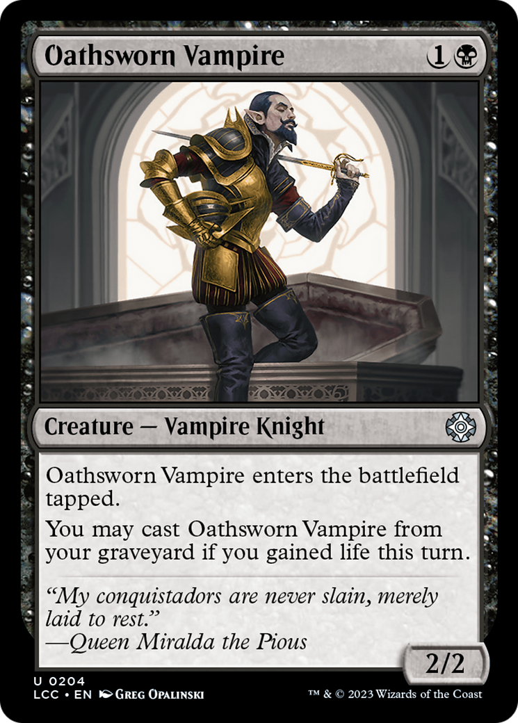 Oathsworn Vampire [The Lost Caverns of Ixalan Commander] | Galactic Gamez