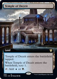 Temple of Deceit (Extended Art) [Theros Beyond Death] | Galactic Gamez