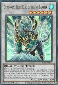 Dewloren, Tiger King of the Ice Barrier [SDFC-EN042] Ultra Rare | Galactic Gamez