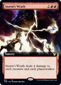 Storm's Wrath (Extended Art) [Theros Beyond Death] | Galactic Gamez